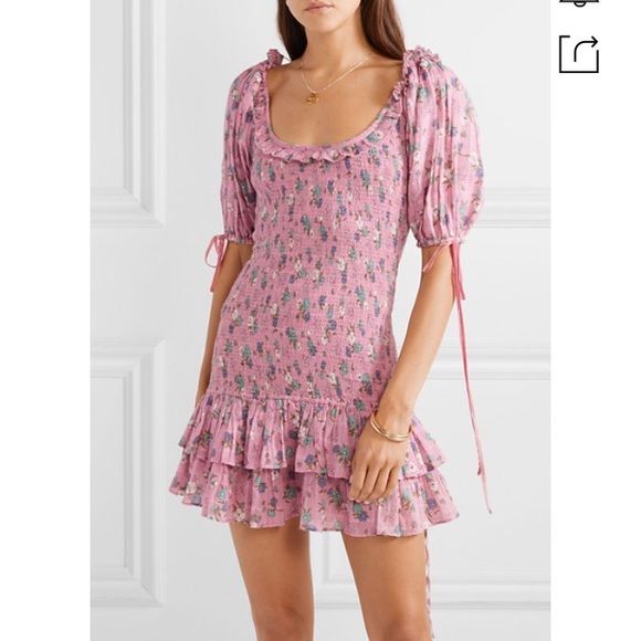 RARE LOVESHACKFANCY Violet dress Bestseller - Picture 3 of 13